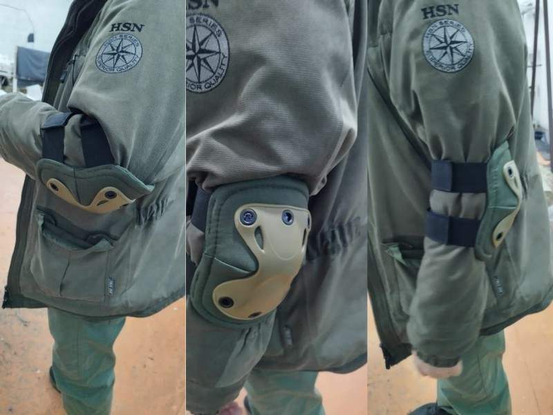 Пошиты пробные образцы наколенников и налокотников