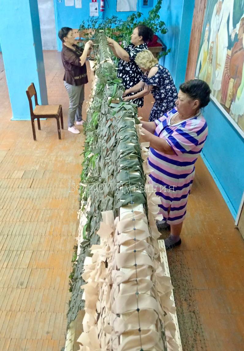 Группа помощи «Сухой душ ЗАТО» открывает пункт плетения сетей